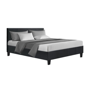 Artiss Neo Bed Frame Fabric - Charcoal Double