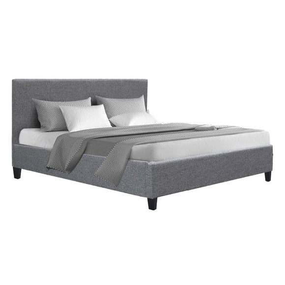 Artiss Neo Bed Frame Fabric - Grey Double