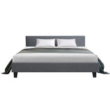 Artiss Neo Bed Frame Fabric - Grey King