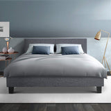 Artiss Neo Bed Frame Fabric - Grey King