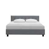 Artiss Soho Bed Frame Fabric- Grey King