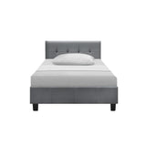 Artiss Soho Bed Frame Fabric- Grey King Single