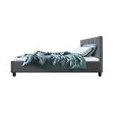 Artiss Soho Bed Frame Fabric- Grey King Single