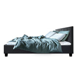 Artiss Anna Bed Frame Fabric - Charcoal Double