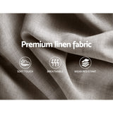 Lars Bed Frame Fabric - Beige Queen