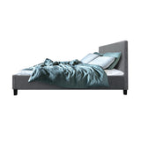 Artiss Neo Fabric Bed Frame - Grey Double