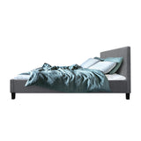 Artiss Neo Fabric Bed Frame - Grey Queen