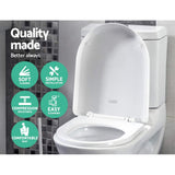 Cefito Soft-close Toilet Seat Cover U Shape Universal Fitting Bathroom Accessory