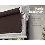 Roller Blinds Blockout Blackout Curtains Window Double Dual Shades 1.2X2.1M CRCO