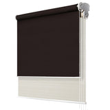 Roller Blinds Blockout Blackout Curtains Window Double Dual Shades 0.9X2.1M CRCO