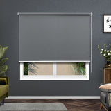 Roller Blinds Blockout Blackout Curtains Window Modern Shades 1.2X2.1M Grey