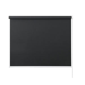 Roller Blinds Blockout Blackout Curtains Window Modern Shades 1.2X2.1M Black