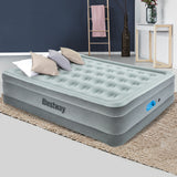 Bestway Queen Air Bed Inflatable Mattress Sleeping Mat Battery Built-in Pump