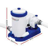 Bestway 2500 GPH Filter Pump Swimming Pool Cleaner