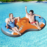 Bestway River Run 2 Inflatable Tube River Lake Pool Lounge Float Cooler Twin