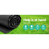 Bestway 4.27m Swimming Pool Cover For Above Ground Pools LeafStop Black