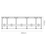 Bestway Swimming Pool Above Ground Filter Pump Steel Pro Frame Pools