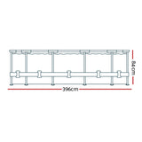 Bestway Swimming Pool Above Ground Filter Pump Steel Pro™ Frame Pools 3.69M