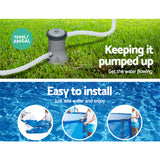 Bestway Swimming Pool Above Ground Filter Pump Steel Pro™ Frame Pools 3.69M