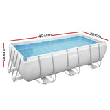 Bestway Swimming Pool Above Ground Pools Power Steel™ Rectangular Frame