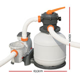 Bestway 2000GPH Flowclear™ Sand Filter Swimming Above Ground Pool Cleaning Pump