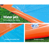 Bestway Inflatable Water Slip And Slide Single Kids Splash Toy Outdoor 5.49M