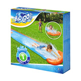 Bestway Inflatable Water Slip And Slide Single Kids Splash Toy Outdoor 4.88M