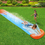 Bestway Inflatable Water Slip And Slide Single Kids Splash Toy Outdoor 4.88M