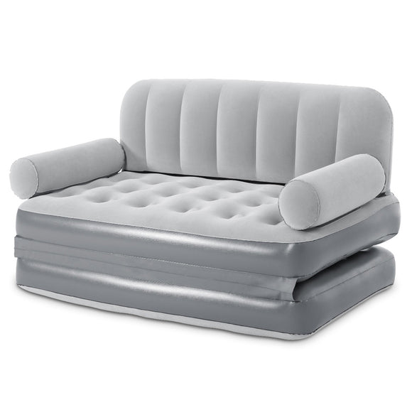 Bestway Multi-Max Air Bed Sofa With Sidewinder AC Air Pump Flocked Air Mattress