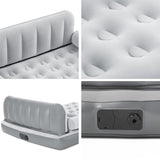 Bestway Multi-Max Air Bed Sofa With Sidewinder AC Air Pump Flocked Air Mattress