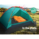 Bestway Camping Tent Family Hiking Canvas Beach Tent Three Person