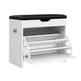 Artiss Adjustable 3 Tier Storage Cupboard - White