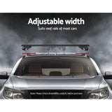 Universal Car Roof Rack 1200mm Cross Bars Aluminium Black Adjustable  Car 90kgs load Carrier