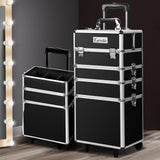 Embellir 7 in 1 Portable Cosmetic Beauty Makeup Trolley - Black