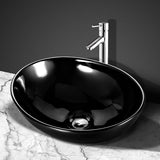 Cefito Ceramic Oval Sink Bowl - Black