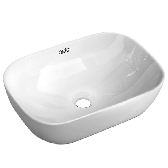 Cefito Ceramic Bathroom Basin Sink Vanity Above Counter Basins White Hand Wash