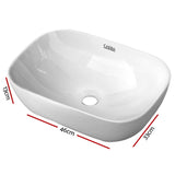 Cefito Ceramic Bathroom Basin Sink Vanity Above Counter Basins White Hand Wash