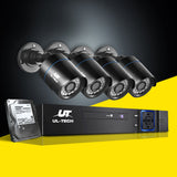 UL Tech 1080P 4 Channel HDMI CCTV Security Camera with 1TB Hard Drive