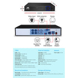 UL-tech CCTV Security Home Camera System DVR 1080P Day Night 2MP IP 4 Dome Cameras 1TB Hard disk