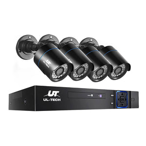 UL-Tech CCTV Security Camera System 4CH Super HD 5in1 DVR 2560 x 1920