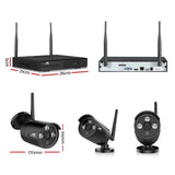 UL-TECH 1080P 8CH Wireless Security Camera NVR Video