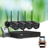 UL-tech CCTV Wireless Security Camera System 8CH Home Outdoor WIFI 4 Square Cameras Kit 1TB