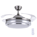 Devanti 42'' Ceiling Fan Light With Remote Control Fans Lamp Modern Retractable Blade