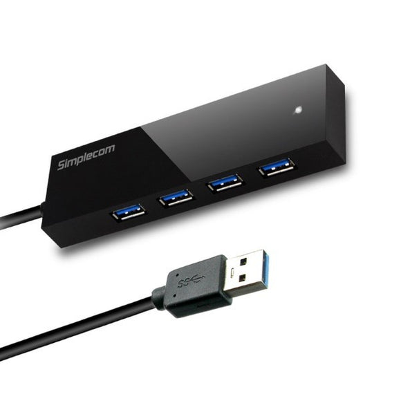 Simplecom CH341 USB 3.0 External  4 Port HUB Built-in 0.5M Cable For PC Laptop