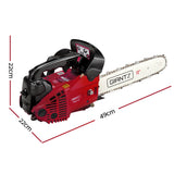 Giantz 25CC Commercial Petrol Chainsaw - Red & Black