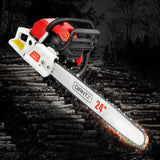 Giantz 88CC Commercial Petrol Chainsaw - Red & White