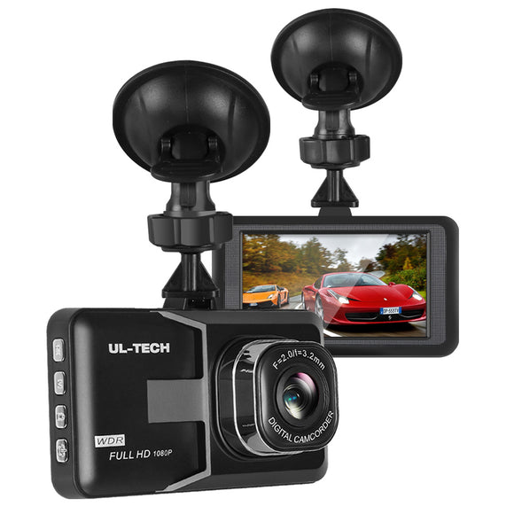 UL-TECH Dash Camera 1080P HD Cam Car Recorder DVR Video Vehicle Carmera 32GB