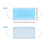Disposable Face Mask Anti Flu Dust Masks Anti PM2.5 3-Layer Protective 100PCS AU Stock