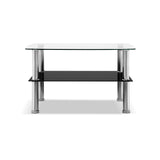 Artiss Dumor Glass Coffee Table