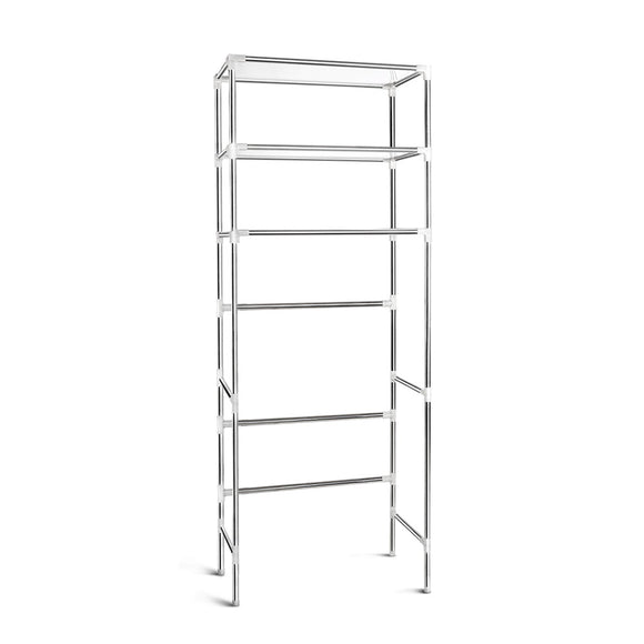 3 Tier Bathroom Storage Rack Over Toilet Steel Towel Racking Shelf Organiser